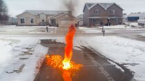 Daily Dose Of Internet - Episode 4 - Fire Tornado Spawns on Driveway