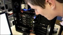 Linus Tech Tips - Episode 182 - 4-way SLI Rig Setup Core i7 980X 4x GTX 480 eVGA Classified Silverstone...