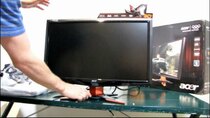 Linus Tech Tips - Episode 245 - Acer GD235HZ BID 23.6 3D Vision 120HZ 1080p LCD Monitor Unboxing...