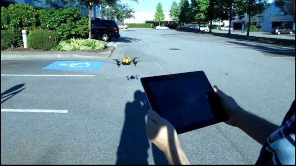 Linus Tech Tips - S2011E271 - Parrot AR.Drone Range Test in the NCIX Parking Lot