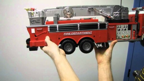 Linus Tech Tips - S2011E370 - Arctic Hobby Land Rider 503 RC Firetruck Unboxing & First Look