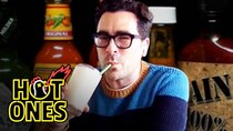 Hot Ones - Episode 4 - Dan Levy Gets Panicky While Eating Spicy Wings