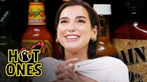 Hot Ones - Episode 5 - Dua Lipa Sweats From Her Eyes While Eating Spicy Wings