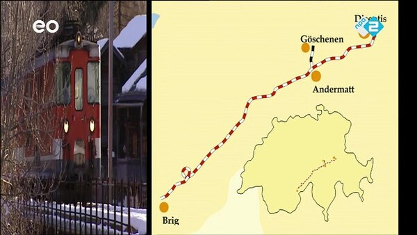 Rail Away - S05E01 - Switzerland: Disentis - Andermatt - Göschenen - Brig