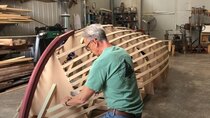 The Art Of Boat Building - Episode 5 - Lining Off The Hull And Installing Ribbands On The Haven