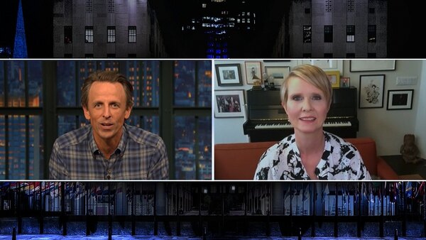 Late Night with Seth Meyers - S07E152 - Cynthia Nixon, Michael Stipe, Larry Wilmore