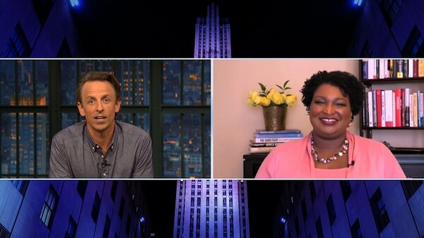 Late Night with Seth Meyers - S07E153 - Stacey Abrams, David Byrne