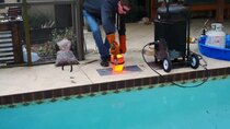 TheBackyardScientist - Episode 2 - Pouring lava in my pool!