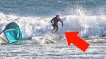 Casey Neistat Vlog - Episode 28 - kite surfing idiot nearly cut my feet off