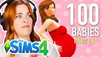 The 100 Baby Challenge - Episode 3 - Single Girl Has Her First Time In The Sims 4 | Part 61