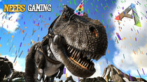 Neebs Gaming: ARK - Survival Evolved - Episode 19 - T-Rex Birthday Party!!!