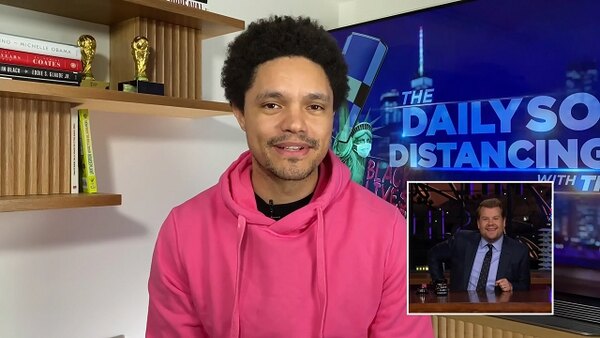 The Daily Show - S26E42 - James Corden & Tessa Thompson