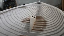 The Art Of Boat Building - Episode 39 - Installing Floor, Aft Deck Beams & Locker Floor