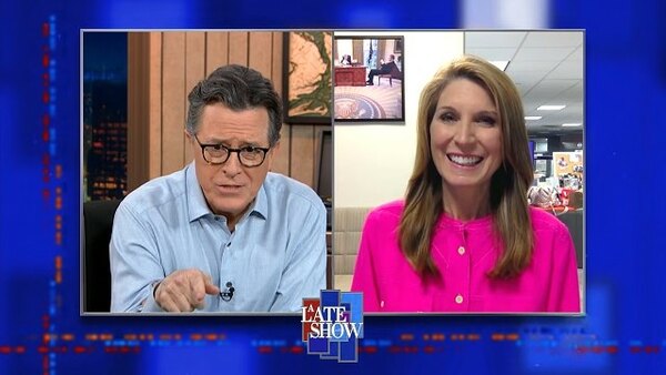 The Late Show with Stephen Colbert - S06E95 - Nicolle Wallace, Michaela Coel, Kings of Leon