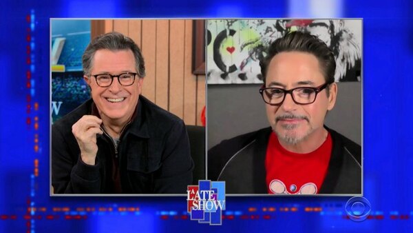 The Late Show with Stephen Colbert - S06E104 - Robert Downey Jr., Walter Isaacson, Sebastian Yatra, Guaynaa