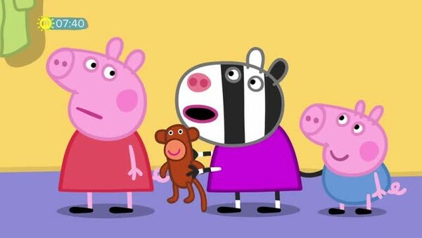 Peppa Pig - S07E07 - Monkey has a Cough