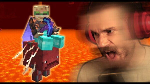 PewDiePie's Epic Minecraft Series - S02E13 - DO NOT Ride The New Minecraft Mount! - Part 43