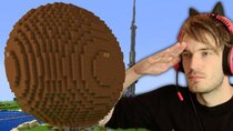 PewDiePie's Epic Minecraft Series - Episode 16 - I built a GIANT MEATBALL in Minecraft (emotional) - Part 16