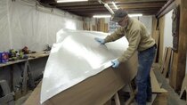 Tips From A Shipwright - Episode 21 - First Layer Of Fiberglass