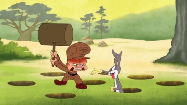Looney Tunes Cartoons - S01E64 - Hammer the Rabbit Hole