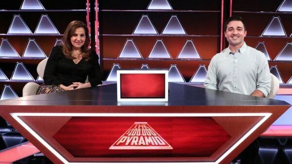 The $100,000 Pyramid - S05E07 - Bridget Everett vs Dulce Sloan and Kathy Najimy vs Mario Cantone