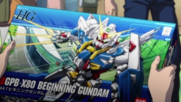 Mokei Senshi Gunpla Builders Beginning G - Ep. 1 - Beginning Gundam