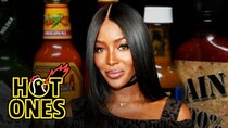 Hot Ones - Episode 3 - Naomi Campbell Almost Faints While Eating Spicy Wings