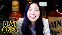 Hot Ones - Episode 4 - Awkwafina Gets Hot and Cold While Eating Spicy Wings