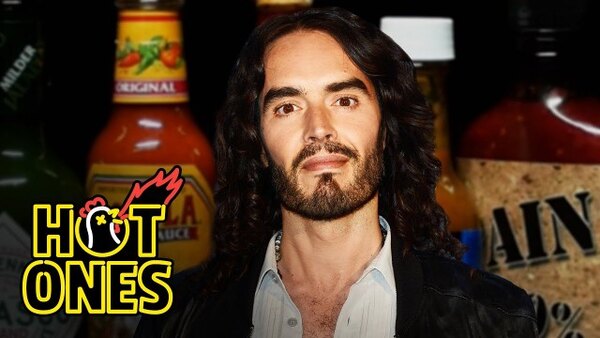 Hot Ones - S14E11 - Russell Brand Serenades Superfan Brett Baker While Eating Spicy Wings