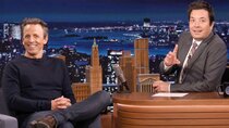 The Tonight Show Starring Jimmy Fallon - Episode 11 - Seth Meyers, Cobie Smulders, Farruko