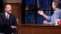 Late Night with Seth Meyers - Episode 120 - David Harbour, Josh O'Connor, Garbage