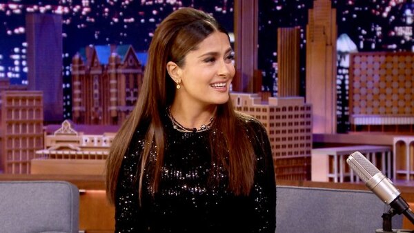The Tonight Show Starring Jimmy Fallon - S07E59 - Salma Hayek, George MacKay, Ask This Old House