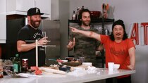 Something's Burning - Episode 5 - Bobby Lee & Chris D'Elia Make Homemade Pasta w/ Bert Kreischer