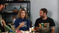 Something's Burning - Episode 11 - Grace Helbig & Brooks Wheelan Make Dumplings w/ Bert Kreischer