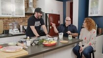 Something's Burning - Episode 24 - Bobby Kelly & Michelle Wolf Make Cheesy Biscuit Eggs Benedict