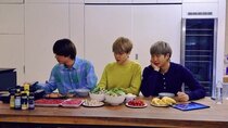 BTS V LIVE - Episode 19 - [BTS] JIN&RM&JIMIN making salad❣️????