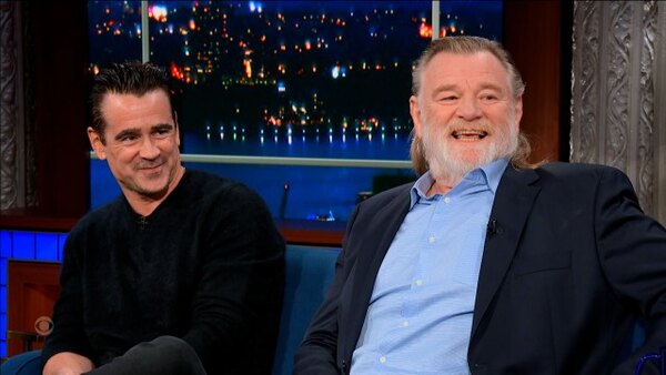 The Late Show with Stephen Colbert - S08E19 - Colin Farrell, Brendan Gleeson, Paul Mecurio