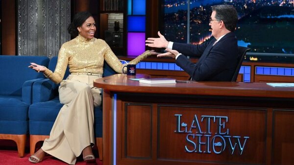 The Late Show with Stephen Colbert - S08E35 - Michelle Obama, Stromae