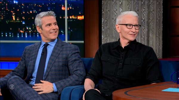 The Late Show with Stephen Colbert - S08E53 - Andy Cohen, Anderson Cooper, Louis Cato