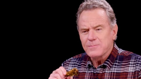 Hot Ones - S20E02 - Bryan Cranston Fully Commits While Eating Spicy Wings