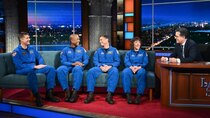 The Late Show with Stephen Colbert - Episode 98 - The Crew of NASA's Artemis II, Jodie Comer