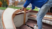 The Art Of Boat Building - Episode 70 - Installing And Varnishing The Mast With Custom Bronze Fittings