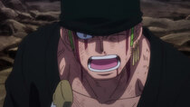 One Piece - Episode 1027 - Defend Luffy! Zoro and Law's Sword Technique!