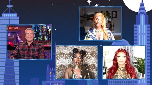 Watch What Happens Live with Andy Cohen - S18E32 - Shea Couleé, Tatianna, and Jaida Essence Hall