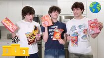 Sturniolo Triplets - Episode 3 - Rating snacks from around the world!