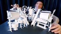 Wintergatan - Episode 12 - Making a Cardboard Model of the Marble Machine
