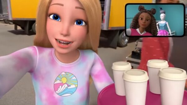 Barbie and Barbie on set! Season 1 Episode 1