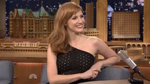 The Tonight Show Starring Jimmy Fallon - Episode 122 - Jessica Chastain, Jeffrey Tambor, Chris Brown