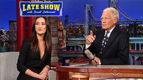 Late Show with David Letterman - Episode 16 - John Oliver, Maggie Q, Bleachers