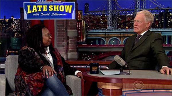 Late Show with David Letterman - S22E37 - Whoopi Goldberg, Jimmy Page, Mapei